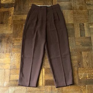 Aritzia Carrot Pant in Cognac